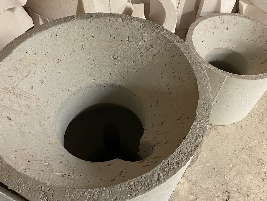 precast burner blocks