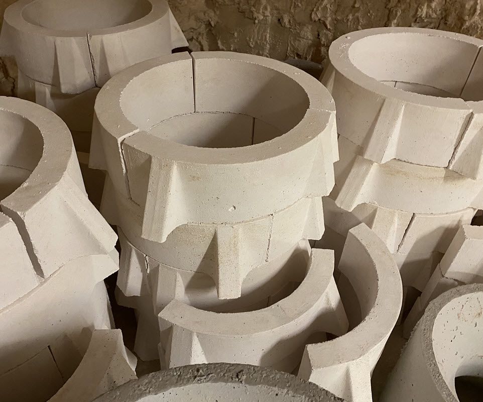precast refractory shapes
