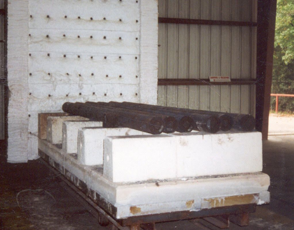 precast refractory pier blocks