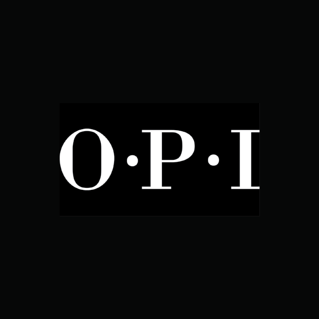 The opi logo is white on a black background.