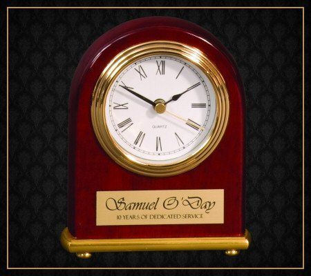 A clock with the name samuel on it