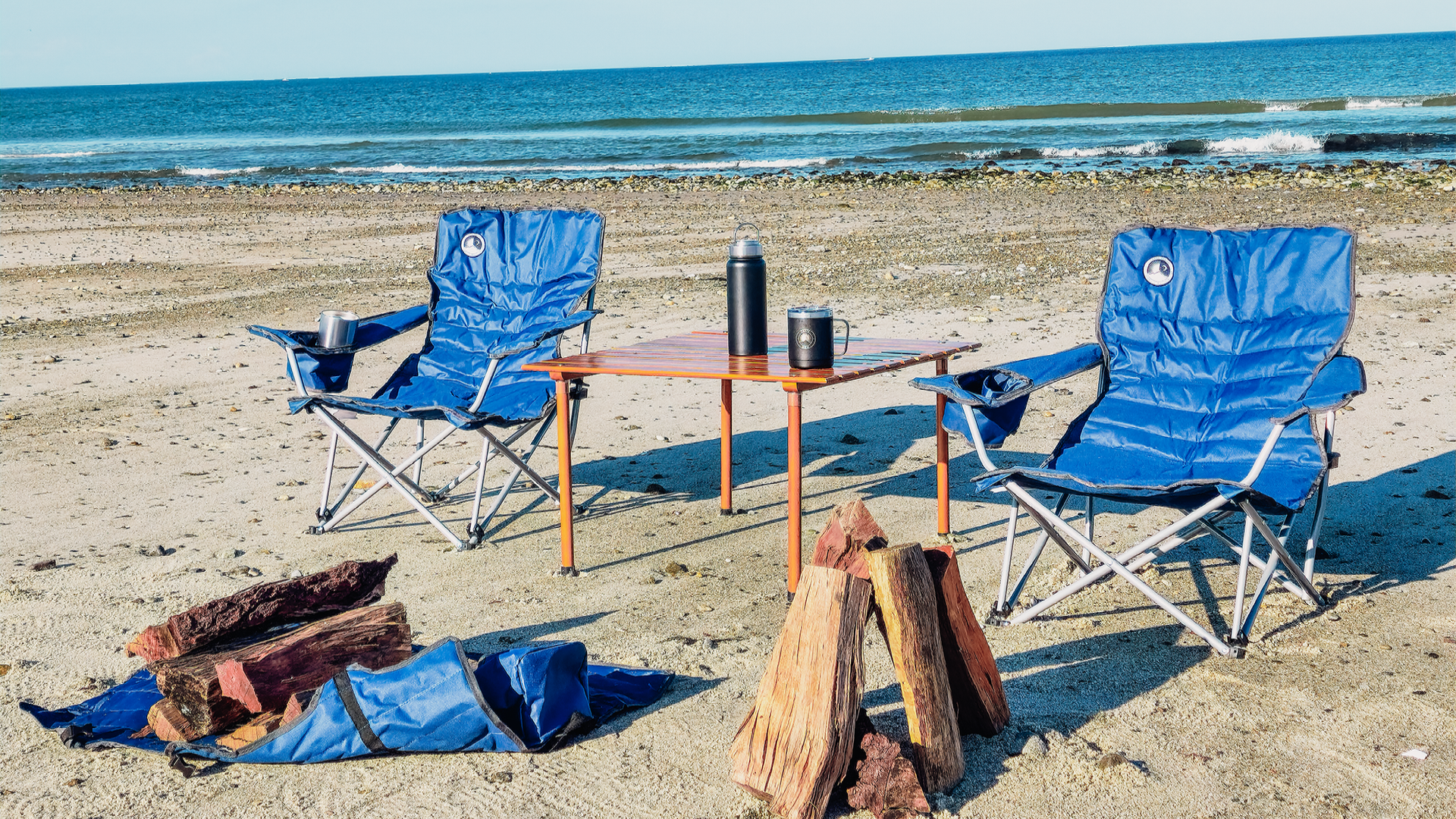 The Carpe Life - Pair of The Carpe Event Chair on The Beach