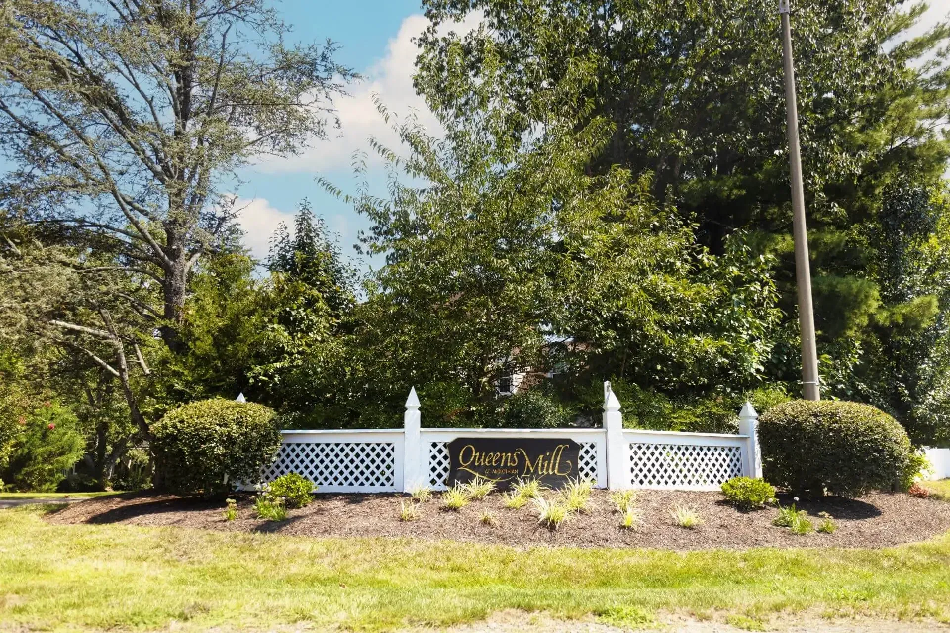 queensmill neighborhood sign from prince william