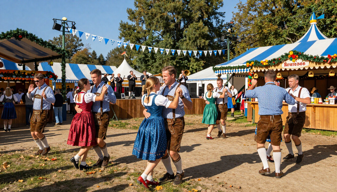 Traditional Oktoberfest pretzel and beer mug at the Yuba Sutter community fundraiser.