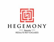 HEGEMONY Sports logo with red geometric emblem and tagline &ldquo;RESULTS NOT EXCUSES&rdquo;