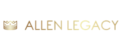 Gold crown logo and text "Allen Legacy."