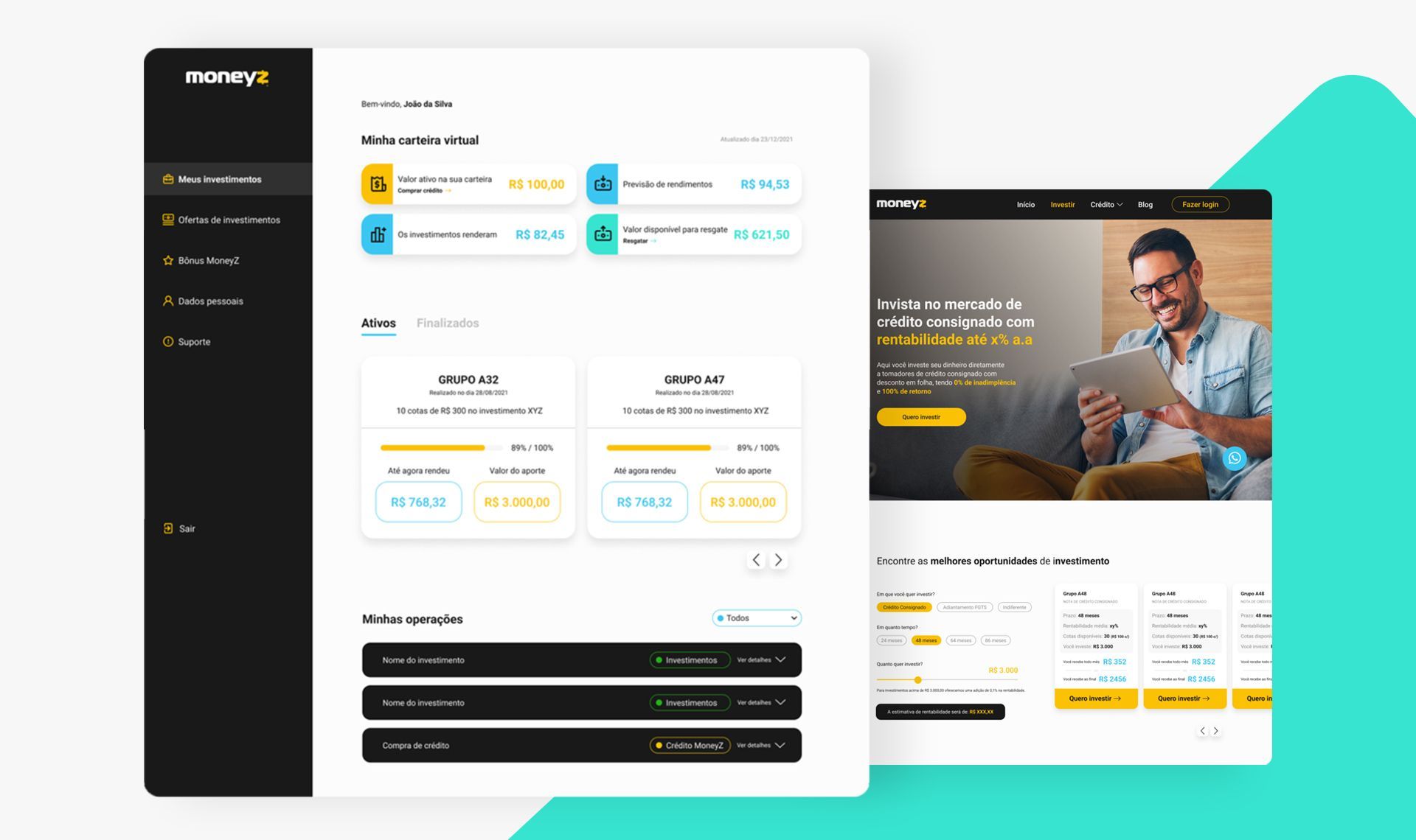 Dashboard investimento