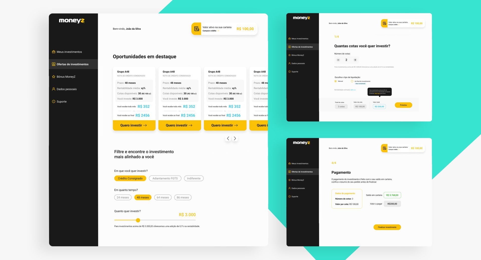 dashboard Iinvestidor