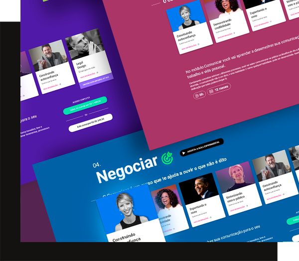 Telas Plataforma Advogado do Futuro