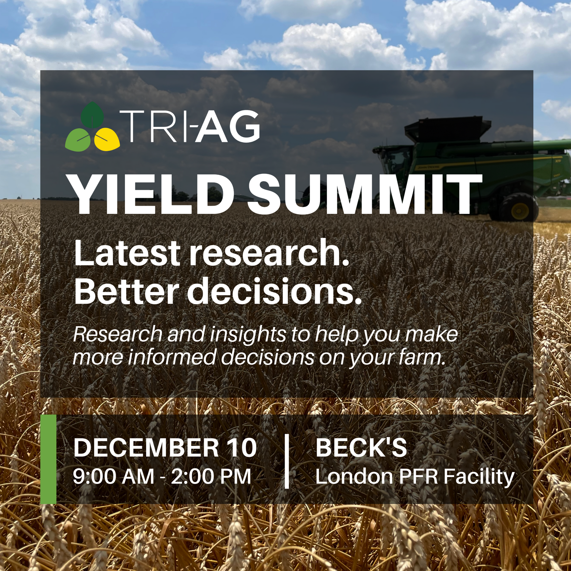 You're Invited: Join Us for the 2026 Tri-Ag Yield Summit
