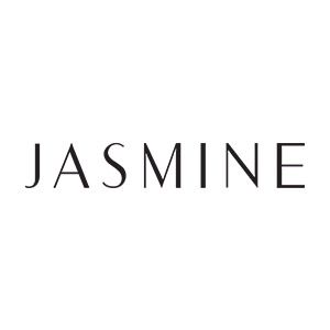 The word “JASMINE” in black serif letters on a white background