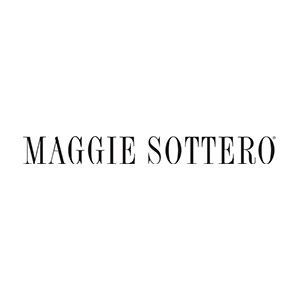 Black “MAGGIE SOTTERO” logo on a white background