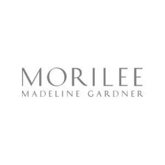 MORILEE logo with “Madeline Gardner” beneath it in gray text on a white background