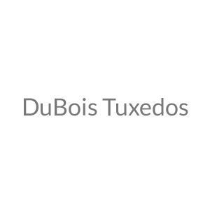 DuBois Tuxedos text in gray on a white background