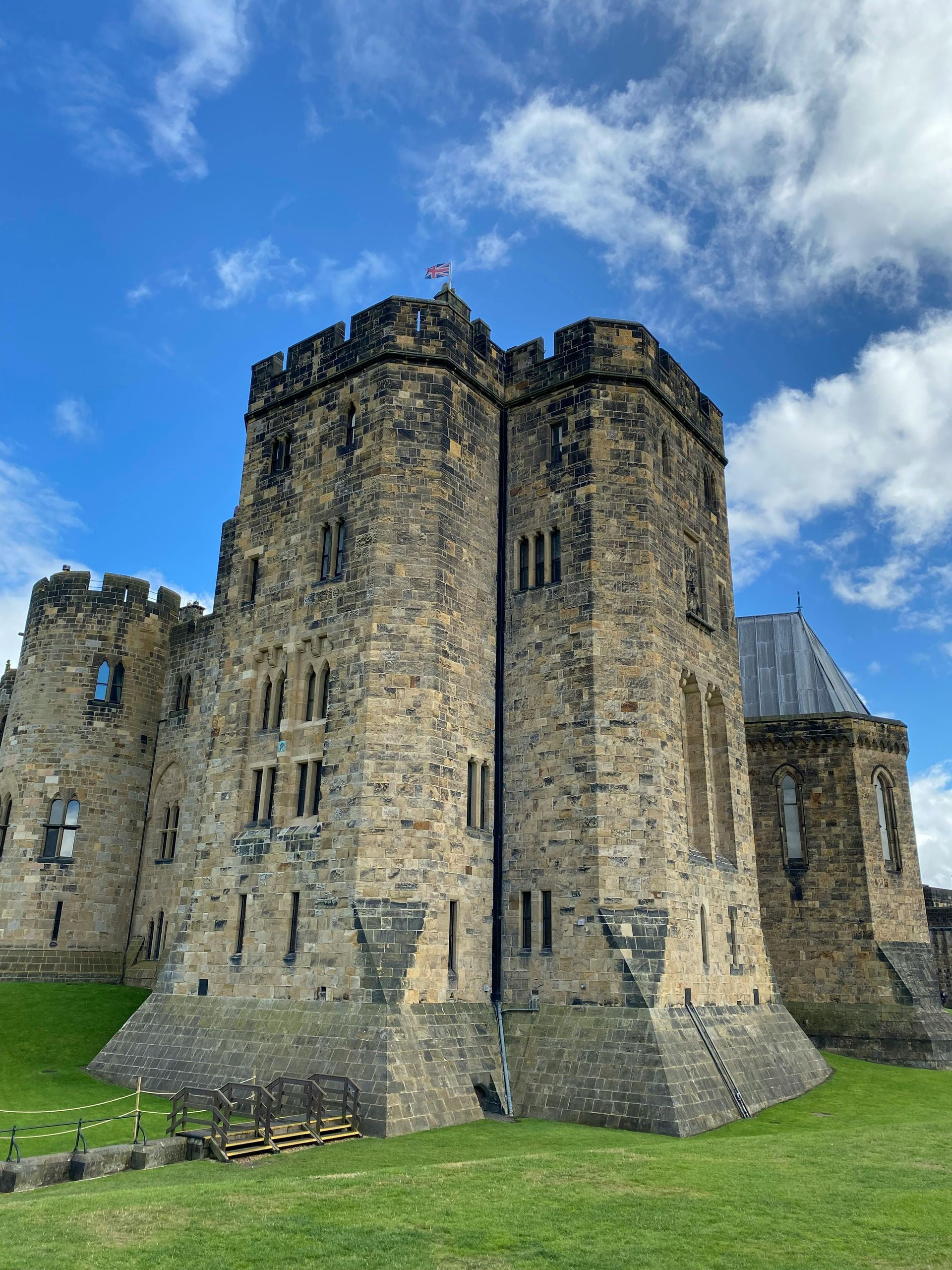 Stone heritage building exterior in North East England