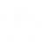 A black and white drawing of a person sitting at a table.