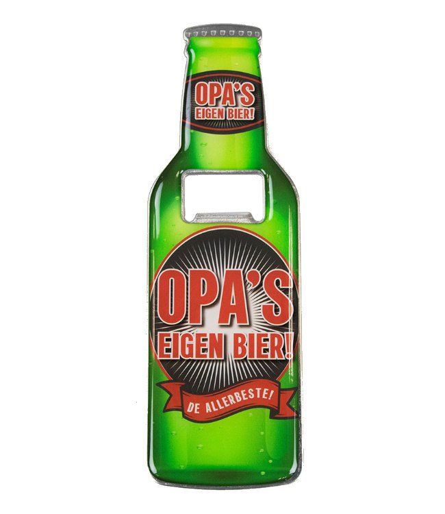 Bieropener Opa - Cadeau voor opa