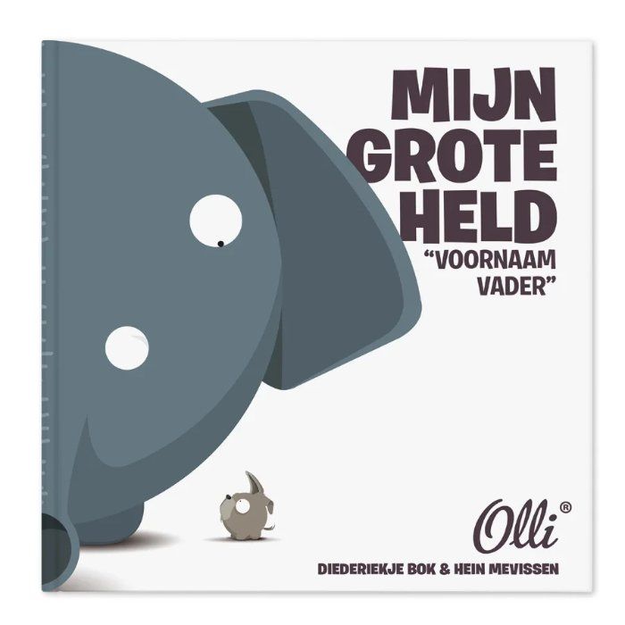 Mijn grote held papa boek - Vaderdag cadeau