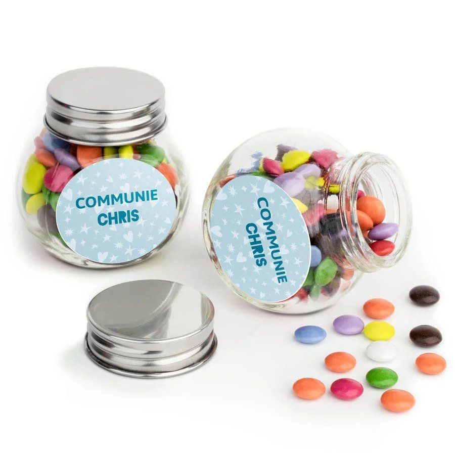 Chocolaatjes in Glazenpotje - Chocolade Cadeau