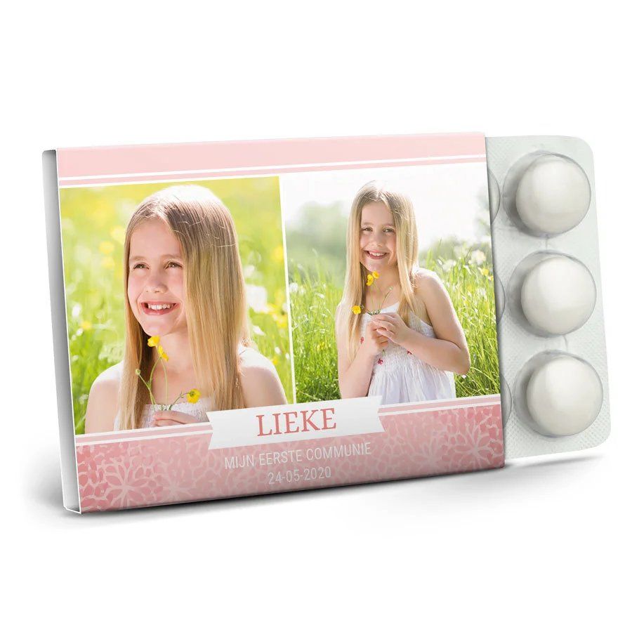Mentos Kauwgom - Communie bedankje