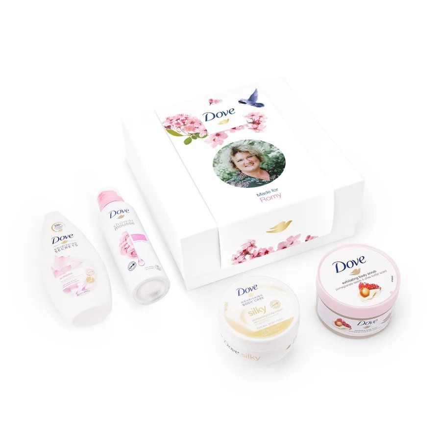 Dove Geschenkset met Foto - Cadeau 60 jaar