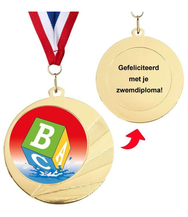 Zwemdiploma B medaille - Zwemdiploma cadeau