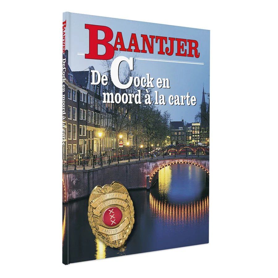 Baantjer Boek met Naam - Cadeau 60 jaar