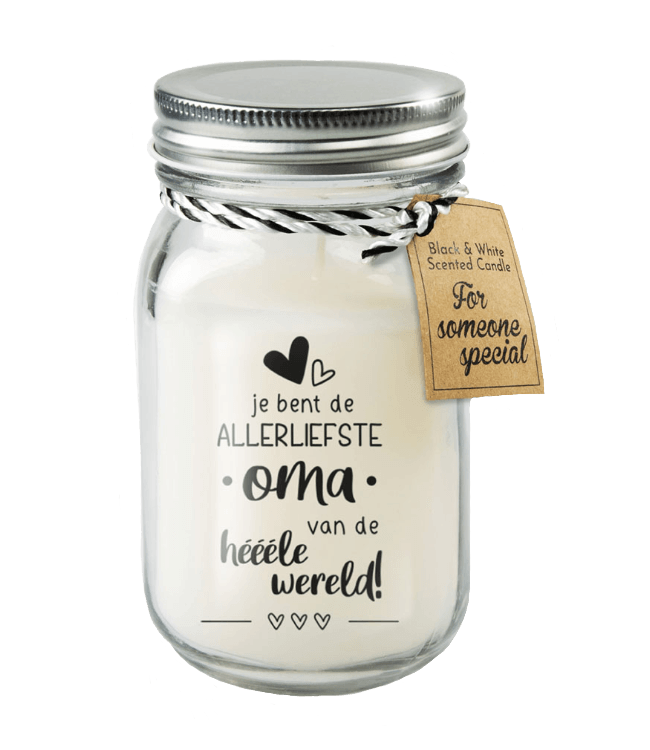 Kaars Allerliefste Oma - Cadeau voor oma