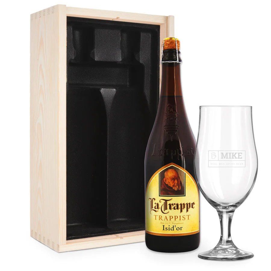 La Trappe Isid'or Bierpakket met Glas - Cadeau 60 jaar