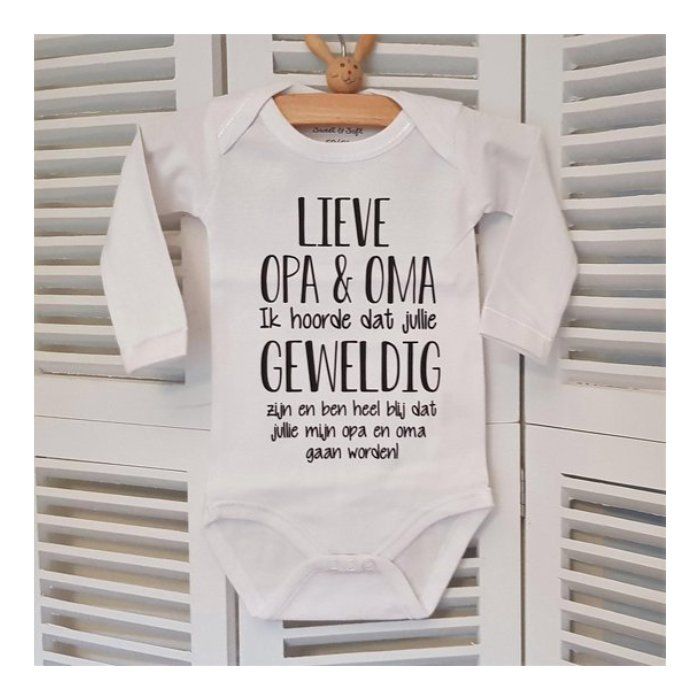 Rompertje voor opa en oma - Jullie worden opa en oma cadeau