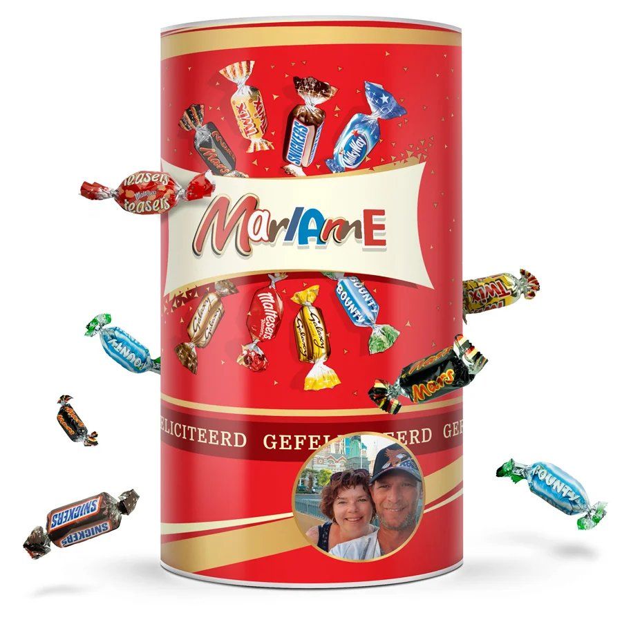 Mega Celebrations Tube - Cadeau voor de juf of meester met de hele klas