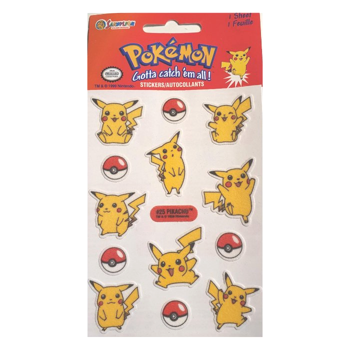 Pokemon stickers - Schoencadeautje