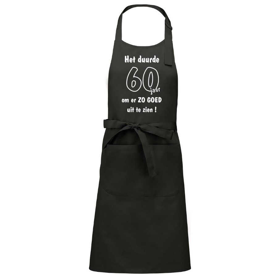 Schort 60 Jaar - Cadeau 60 jaar