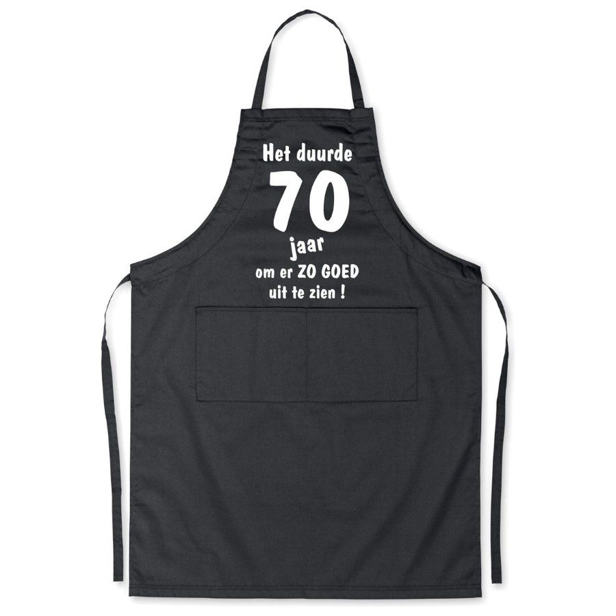 Schort 70 Jaar - Cadeau 70 jaar