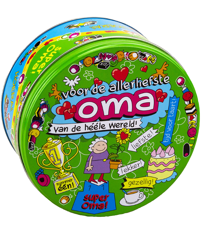 Snoeptrommel Oma - Cadeau voor oma