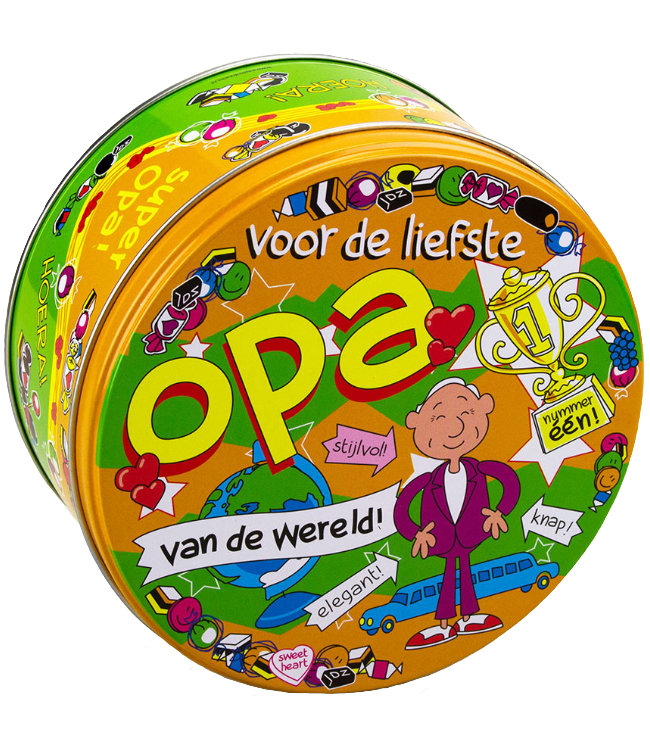 Snoeptrommel Opa - Cadeau voor opa