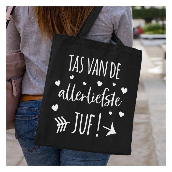 Tas Allerliefste Juf - Cadeau voor de juf