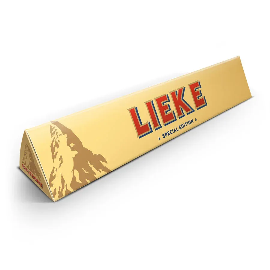 Toblerone met naam - Chocolade cadeau