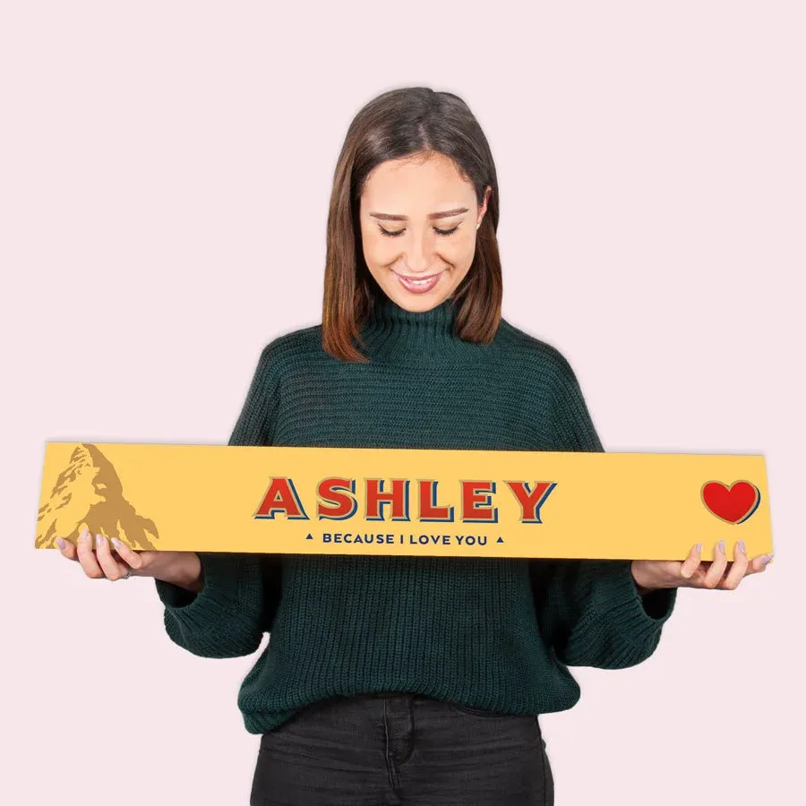 Toblerone XXL met Naam 4.5KG