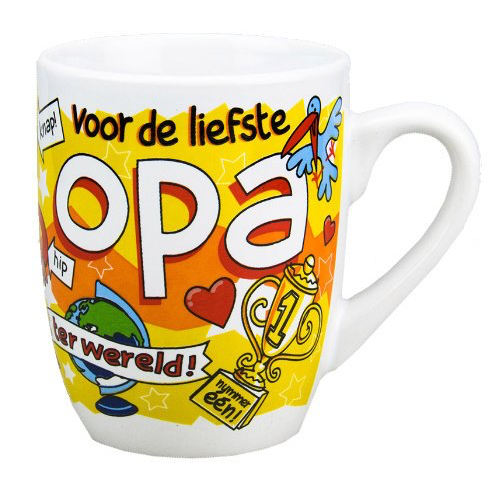 Cartoon Opa mok - Cadeau voor opa