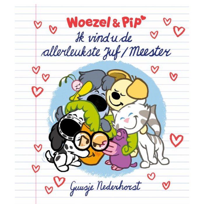 Woezel en pip allerliefste juf / meester - Cadeau voor de juf of meester