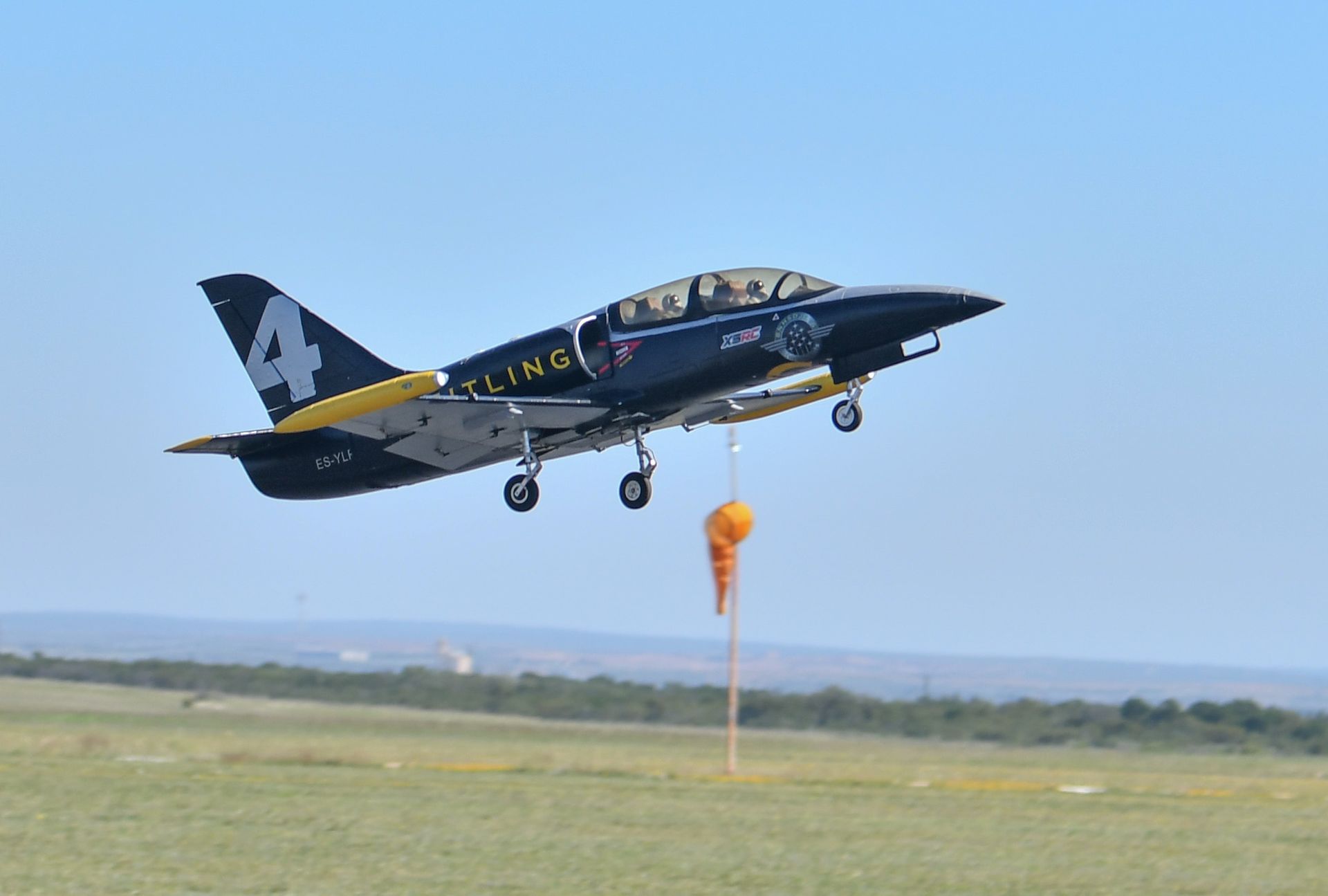 Radio control turbine jet event