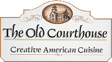 The old courthouse is a restaurant that serves creative american cuisine.