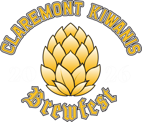A logo for the clarement kiwanis brewfest