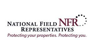 The logo for national field representatives protecting your properties protecting you.