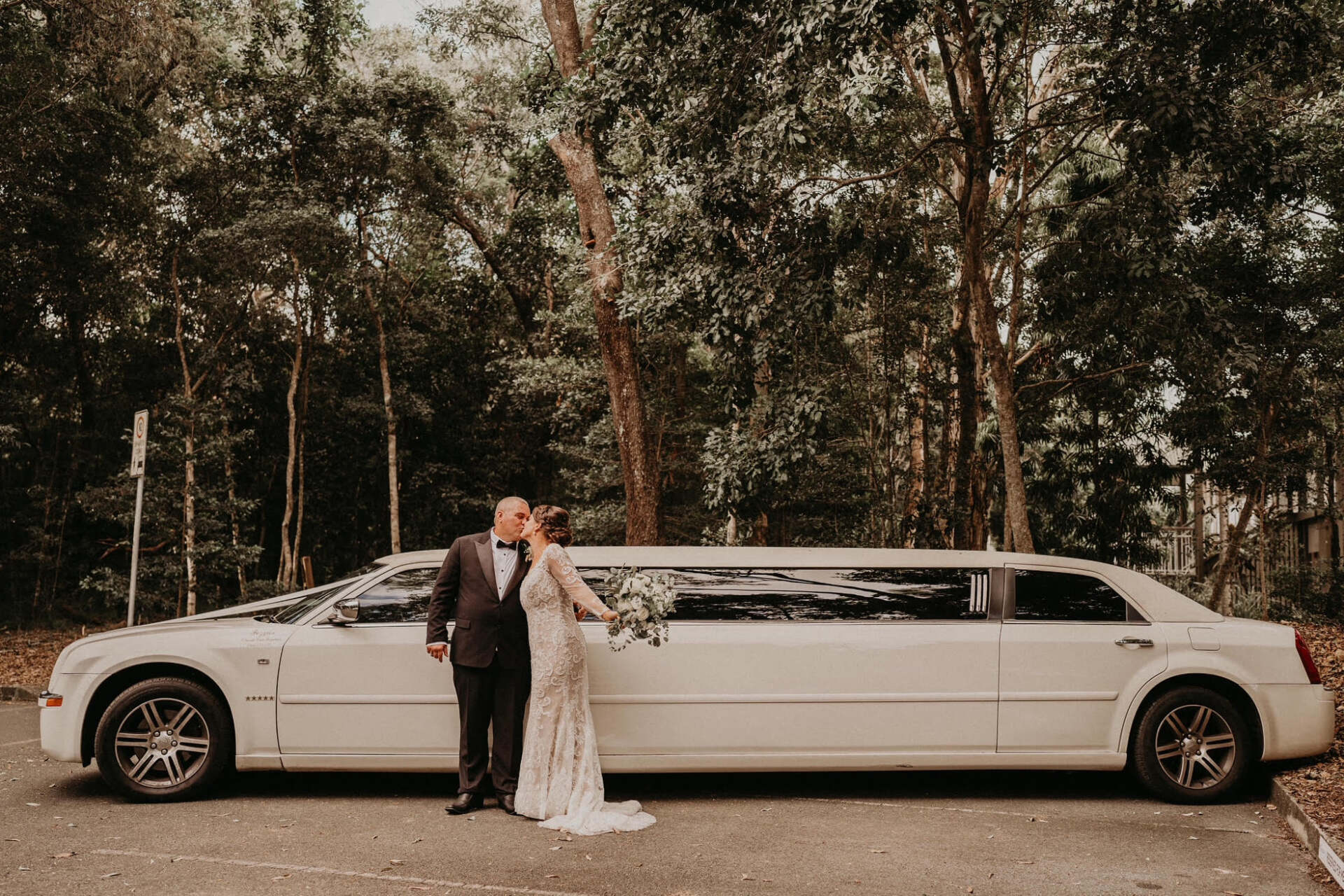 Beautiful Bride Riding In Classic Car — Classic Car Hire in Dundowran Beach, QLD