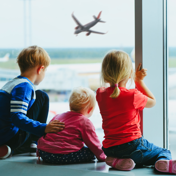 airport shuttle Miami with young kids