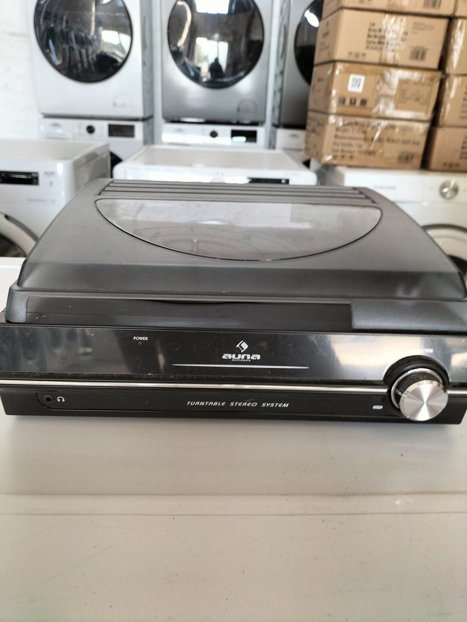 Auna TBA-928 Platenspeler - Geïntegreerde luidspreker - Zwart