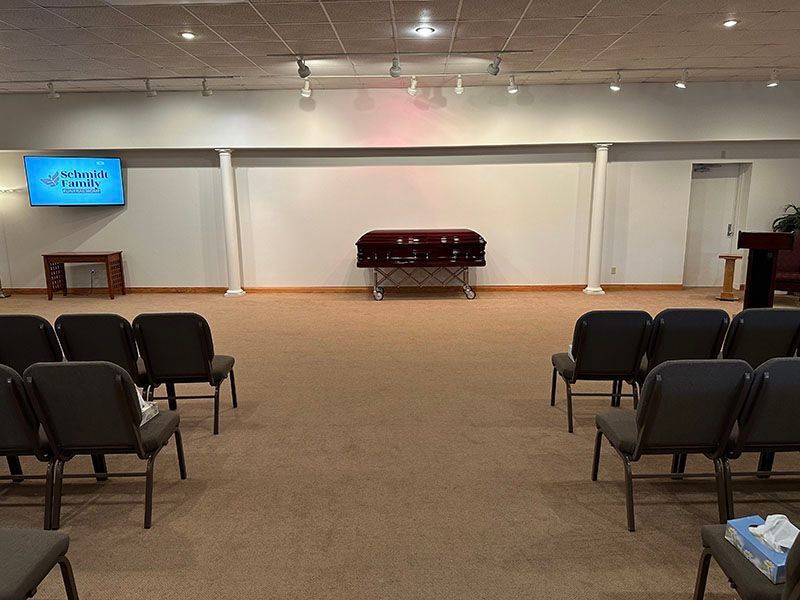 Schmidt Family Funeral Home Viewing Room 4