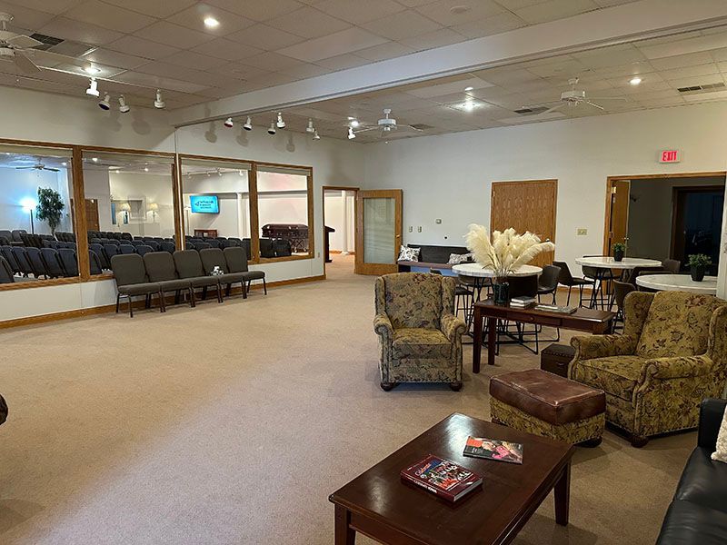 Schmidt Family Funeral Home Seating Room 1